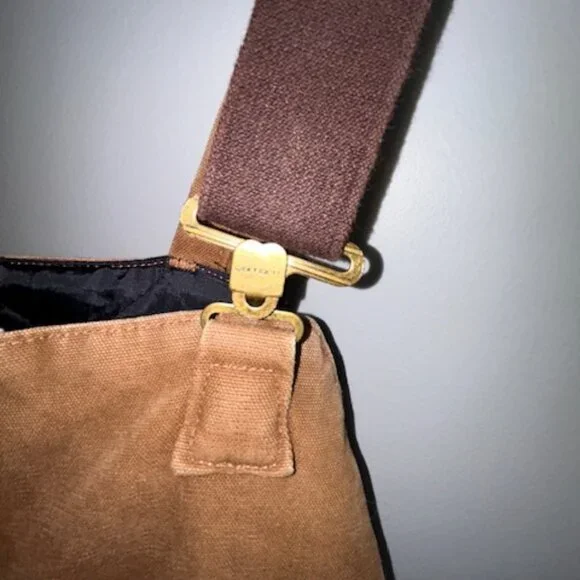 Carhartt Duck Canvas Insulated Overalls Women 8X32 Quilted Lining - Picture 7 of 9